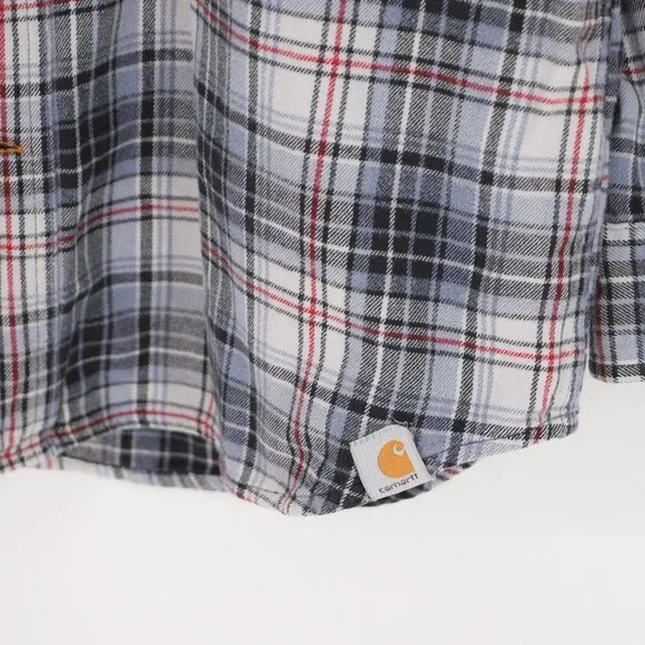 NATIONAL PARKS UPCYCLED REWORKED Flannel Shirt Size L - Picture 5 of 5